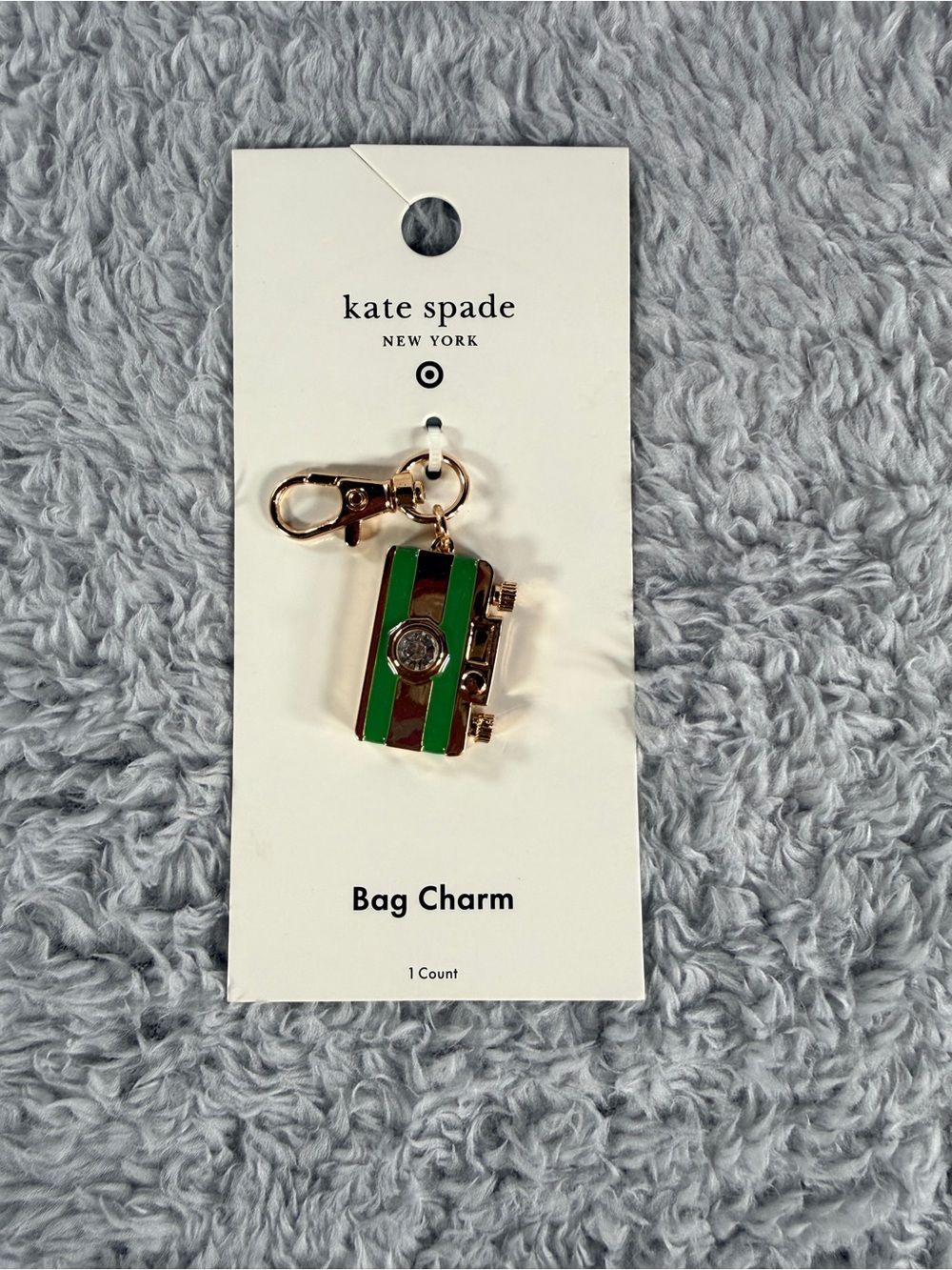 New Kate Spade New York  Camera Bag Charm Keychain Limited Edition